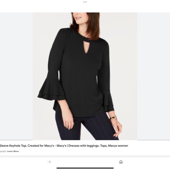 LILLY MORGAN, BLACK SHEER BLOUSE WITH KEY HOLES, SIZE: L/G - Picture 2 of 13